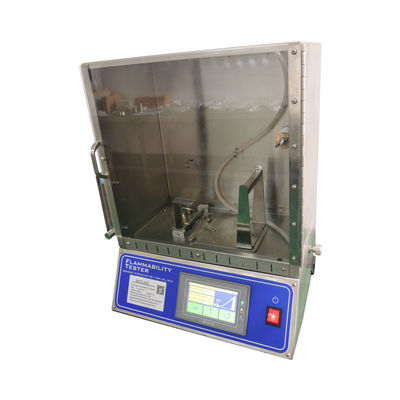 ASTM D1230 Tester di infiammabilità a 45 gradi con pannello di osservazione in vetro