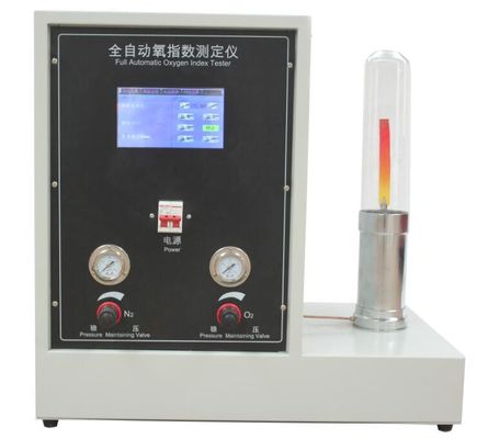 Tester automatico intelligente dell'indice di ossigeno ASTM D 2863 ISO 4589-2 ISO 4589-3 NES 714 NES 715