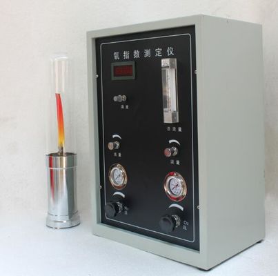 ASTM D 2863 ISO 4589-2 Attrezzatura di prova dell' infiammabilità, Tester digitale dell' indice di ossigeno