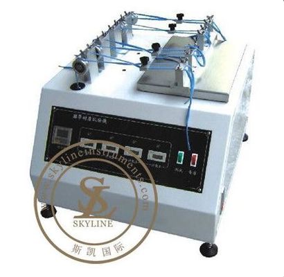 Equipaggiamento di prova calzature Macchina di prova di sfregamento digitale per lacci di scarpe, SATRA PM154 Tester di resistenza allo sfregamento