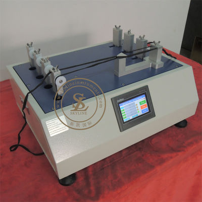 SATRA PM 154 Tester di resistenza allo sfregamento, 4 gruppi di prova Tester di resistenza all' abrasione del lacciatoio