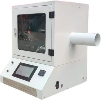 ISO 340 /AS1334.10 Cintura trasportatrice Camera di prova di combustione verticale tubo di ventilazione lungo 20 cm con diametro 10 cm