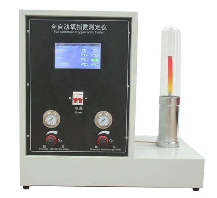 ASTM D 2863 Tipo touch screen Tester automatico di indice di ossigeno limitante per la macchina di prova di combustione di gomma e plastica