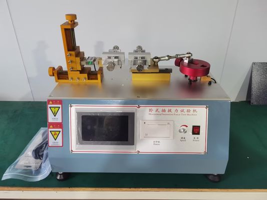 Macchina di prova della forza di inserimento ed estrazione di presa Equipaggiamento di prova della durata di vita di presa e estrazione di presa